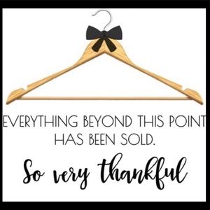 🚨 EVERYTHING BEYOND THIS POINT IS SOLD 🚨